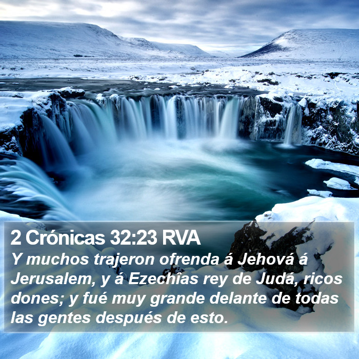 2 Crónicas 32:23 RVA Bible Study