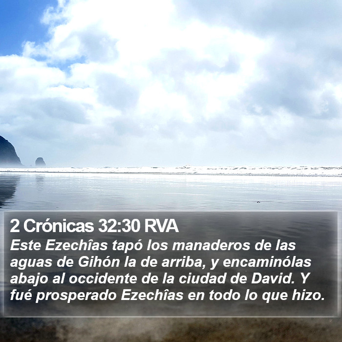 2 Crónicas 32:30 RVA Bible Study