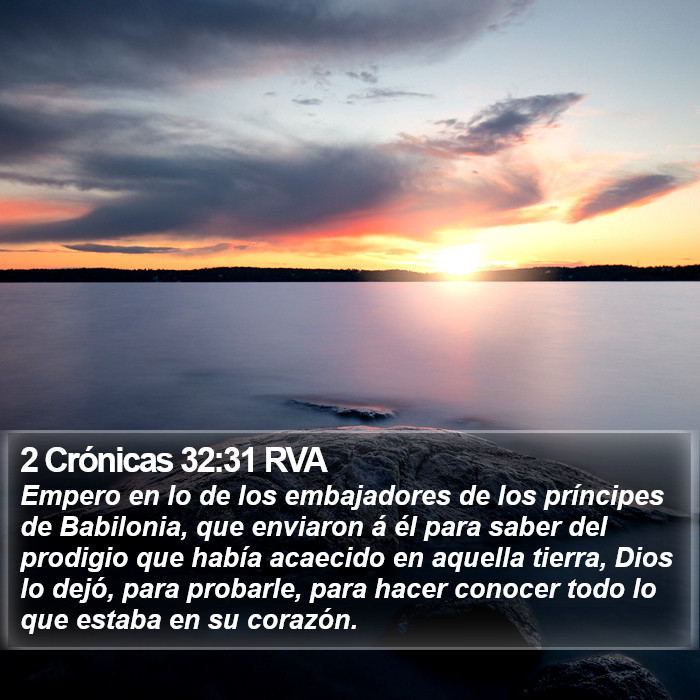 2 Crónicas 32:31 RVA Bible Study