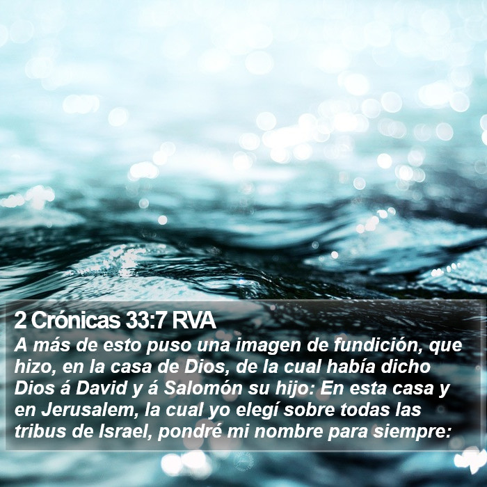 2 Crónicas 33:7 RVA Bible Study