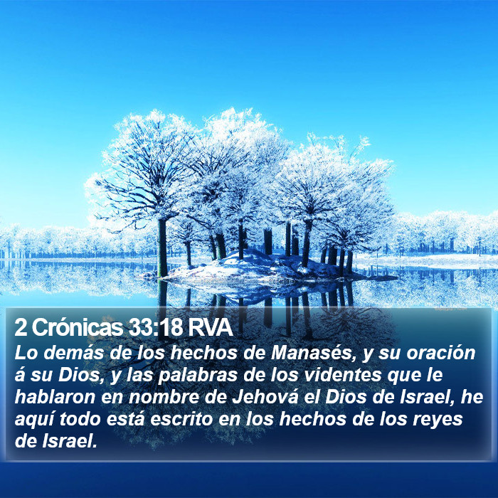 2 Crónicas 33:18 RVA Bible Study