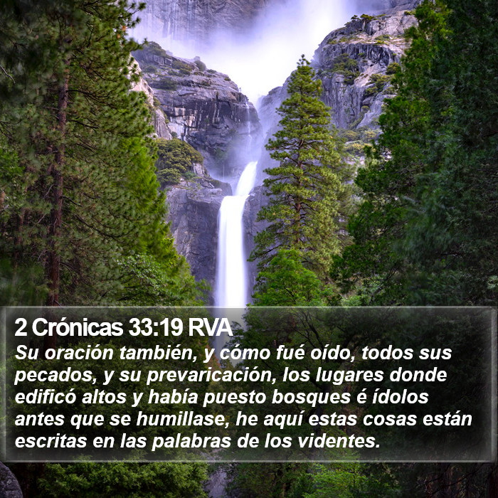 2 Crónicas 33:19 RVA Bible Study