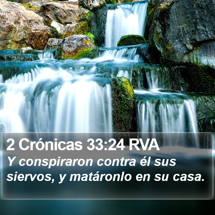 2 Crónicas 33:24 RVA Bible Study