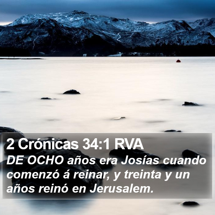 2 Crónicas 34:1 RVA Bible Study