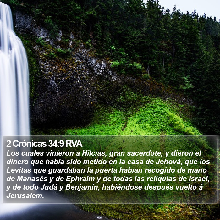 2 Crónicas 34:9 RVA Bible Study