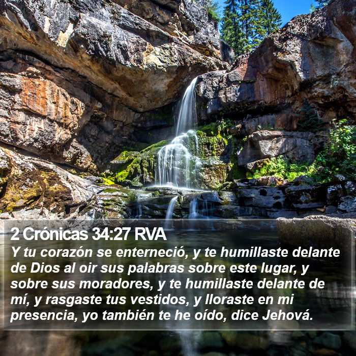 2 Crónicas 34:27 RVA Bible Study