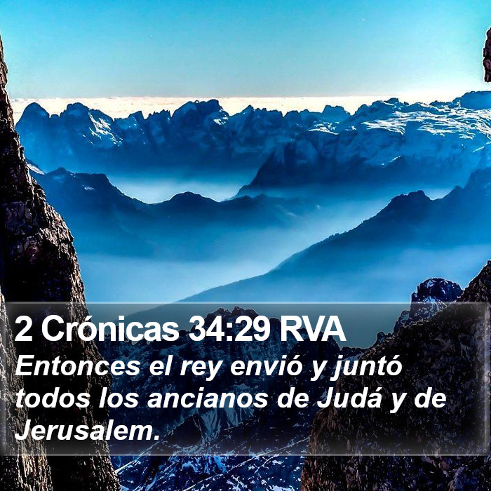 2 Crónicas 34:29 RVA Bible Study