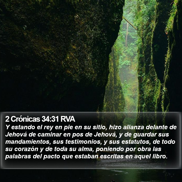 2 Crónicas 34:31 RVA Bible Study