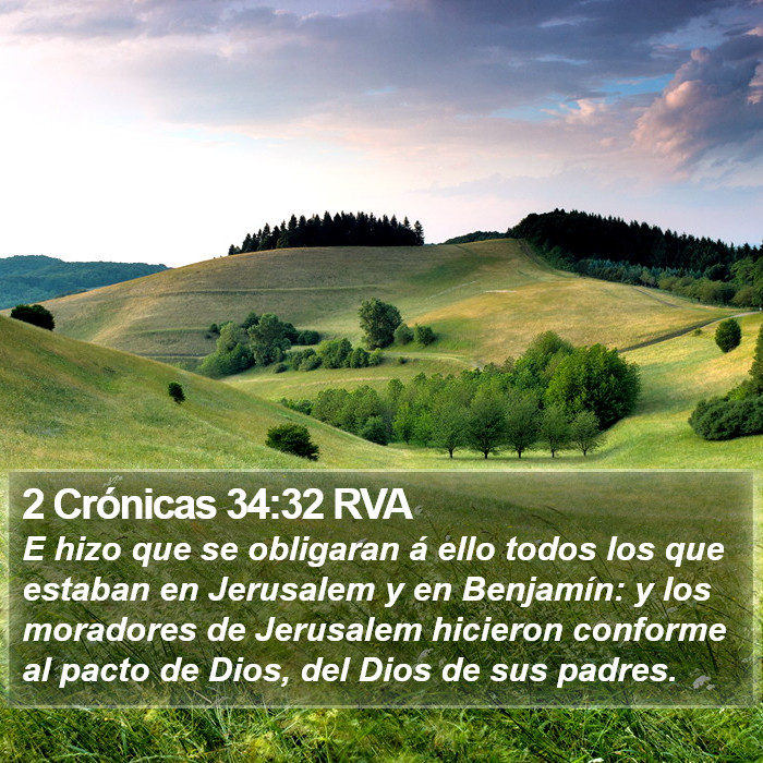 2 Crónicas 34:32 RVA Bible Study