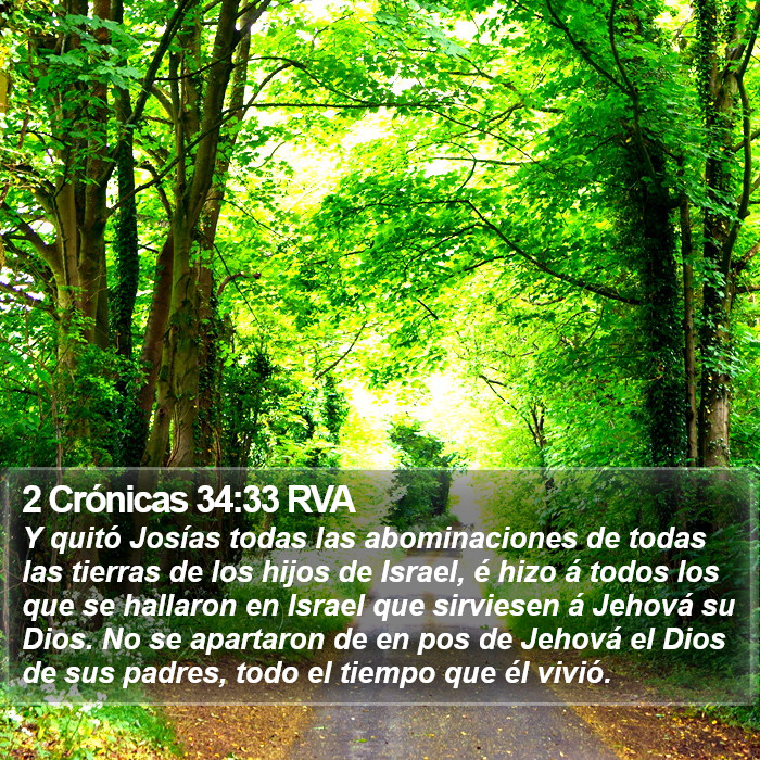 2 Crónicas 34:33 RVA Bible Study