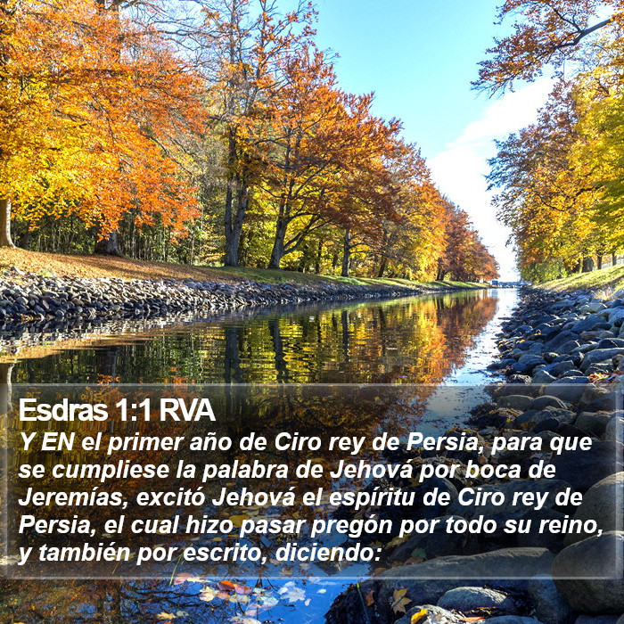 Esdras 1:1 RVA Bible Study