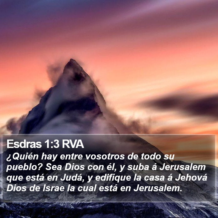 Esdras 1:3 RVA Bible Study