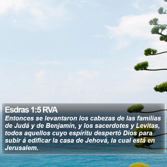 Esdras 1:5 RVA Bible Study