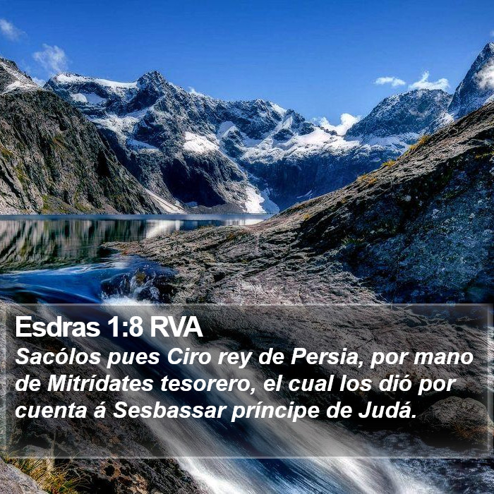 Esdras 1:8 RVA Bible Study