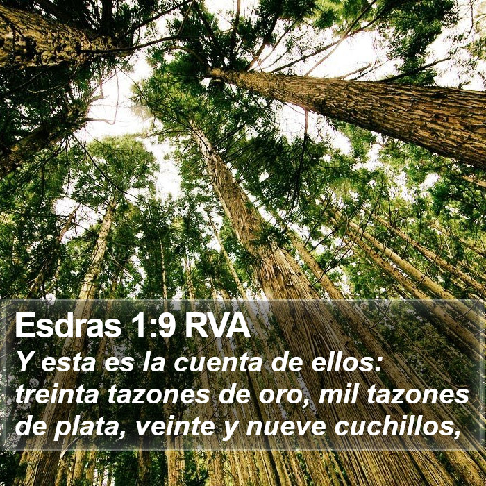 Esdras 1:9 RVA Bible Study