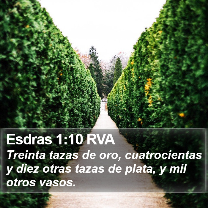 Esdras 1:10 RVA Bible Study