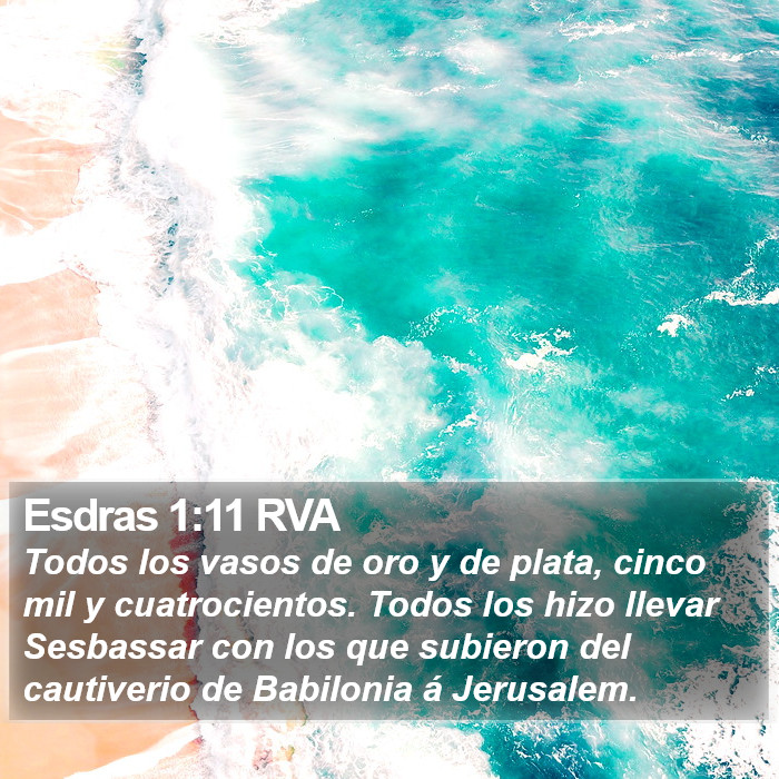 Esdras 1:11 RVA Bible Study