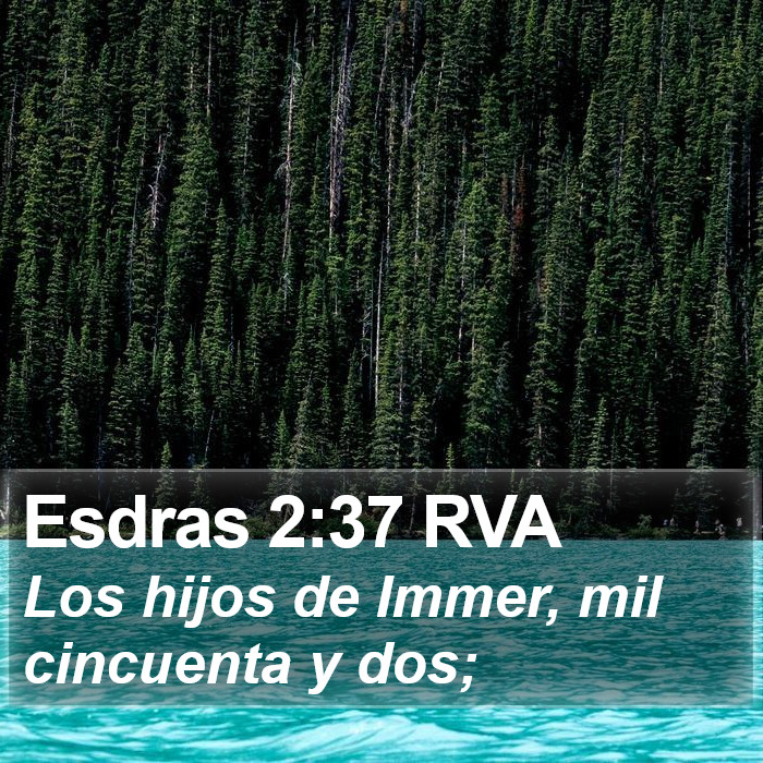 Esdras 2:37 RVA Bible Study