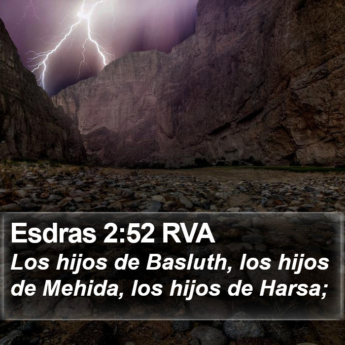 Esdras 2:52 RVA Bible Study