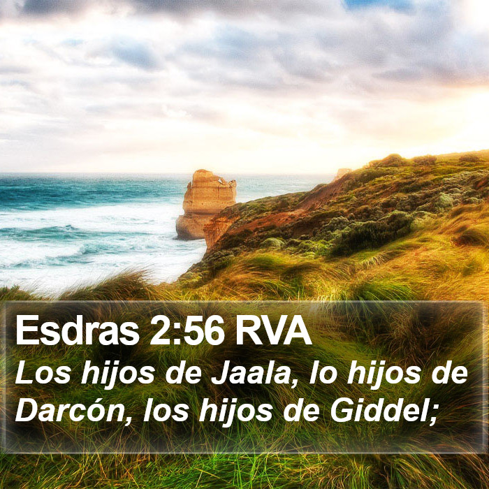 Esdras 2:56 RVA Bible Study