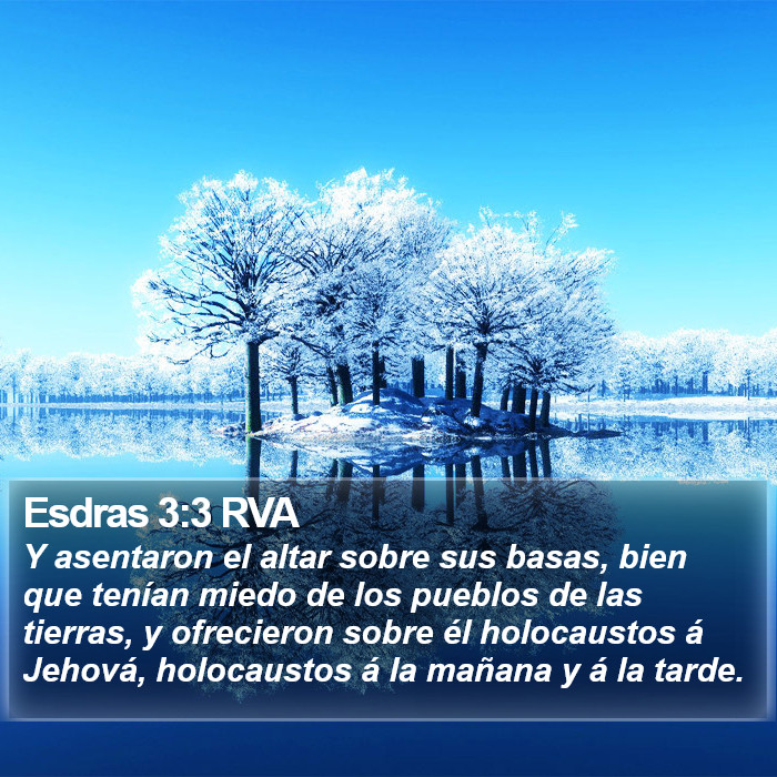 Esdras 3:3 RVA Bible Study