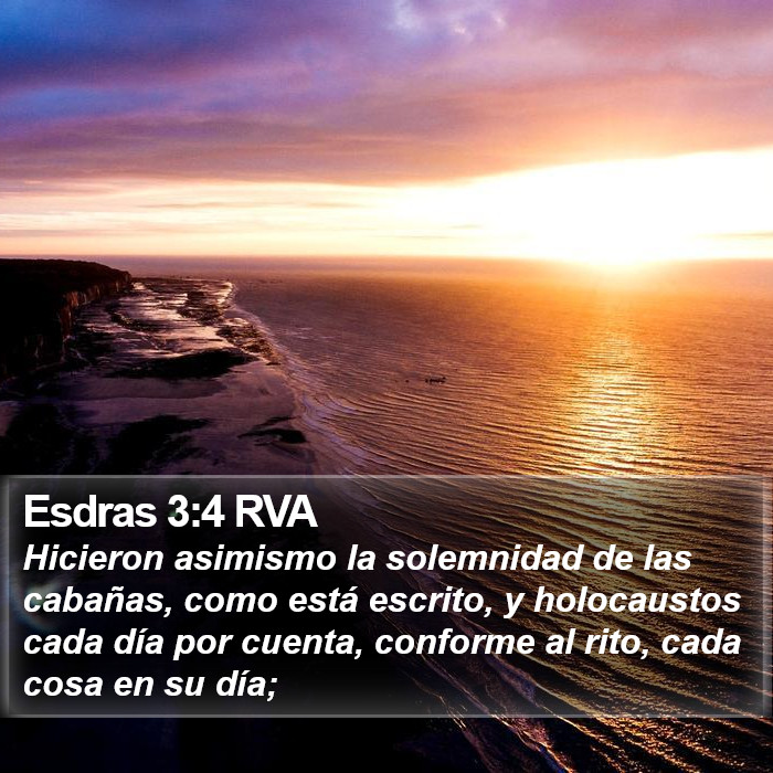 Esdras 3:4 RVA Bible Study