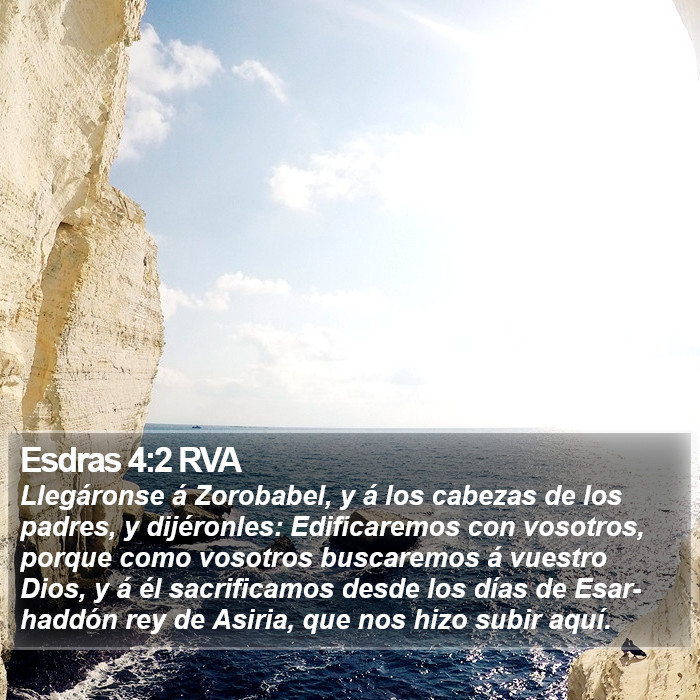 Esdras 4:2 RVA Bible Study