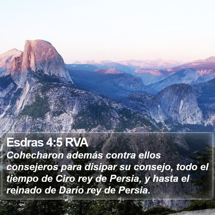 Esdras 4:5 RVA Bible Study