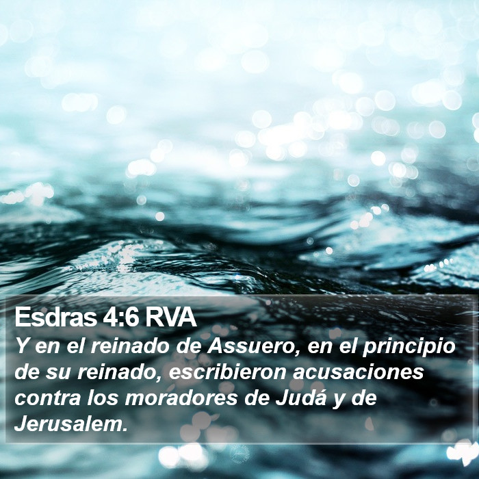 Esdras 4:6 RVA Bible Study