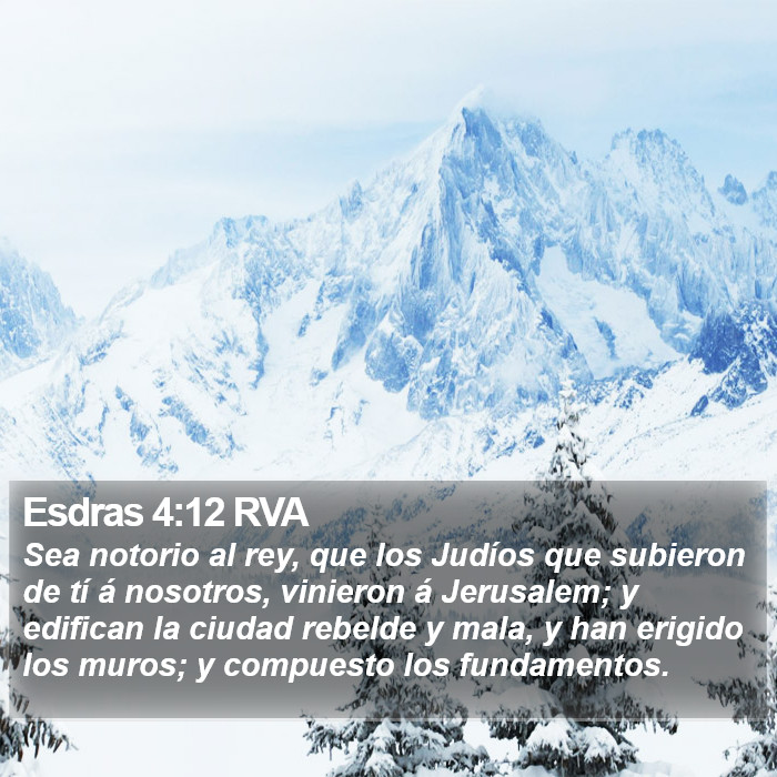 Esdras 4:12 RVA Bible Study