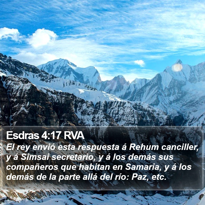 Esdras 4:17 RVA Bible Study