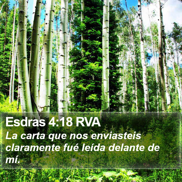 Esdras 4:18 RVA Bible Study