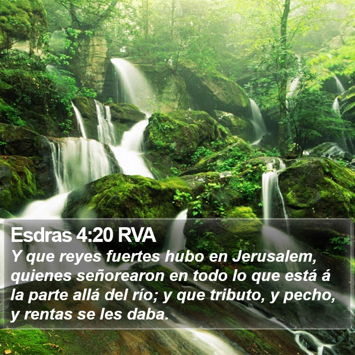 Esdras 4:20 RVA Bible Study