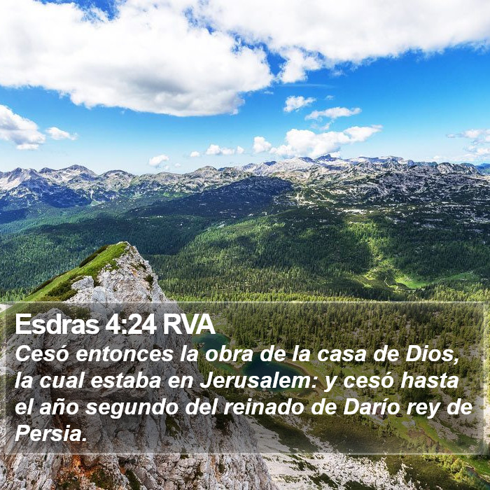 Esdras 4:24 RVA Bible Study