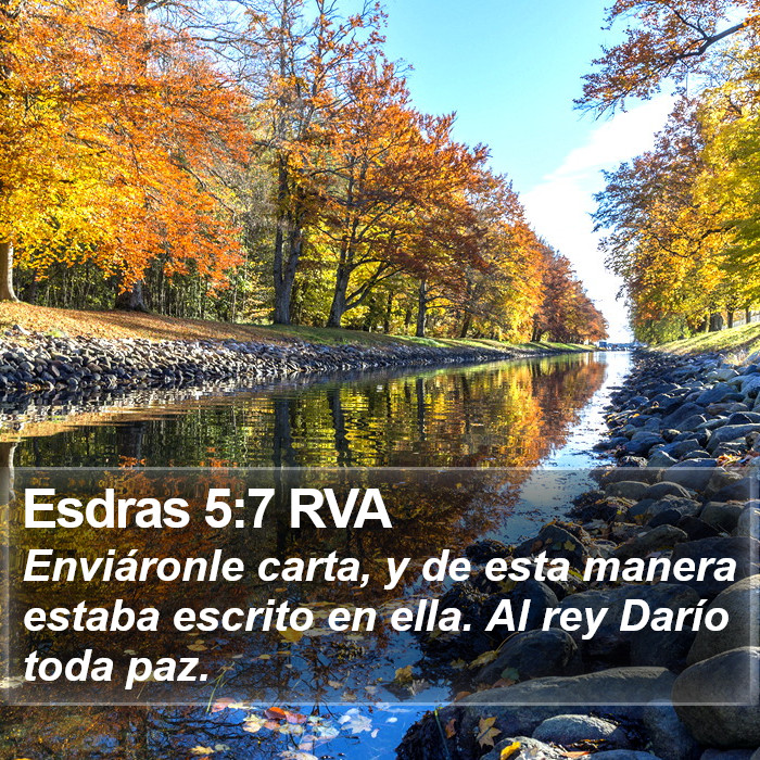 Esdras 5:7 RVA Bible Study