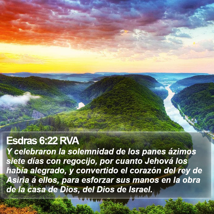 Esdras 6:22 RVA Bible Study