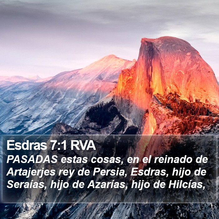 Esdras 7:1 RVA Bible Study