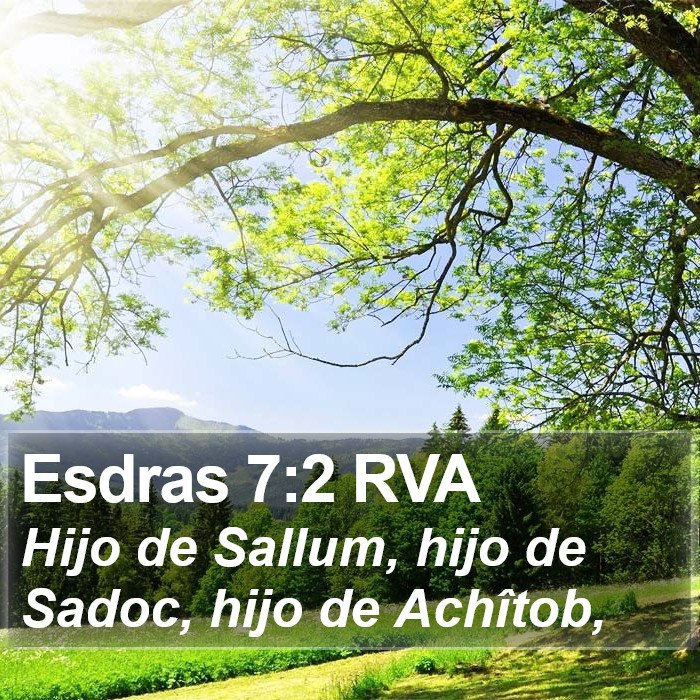 Esdras 7:2 RVA Bible Study