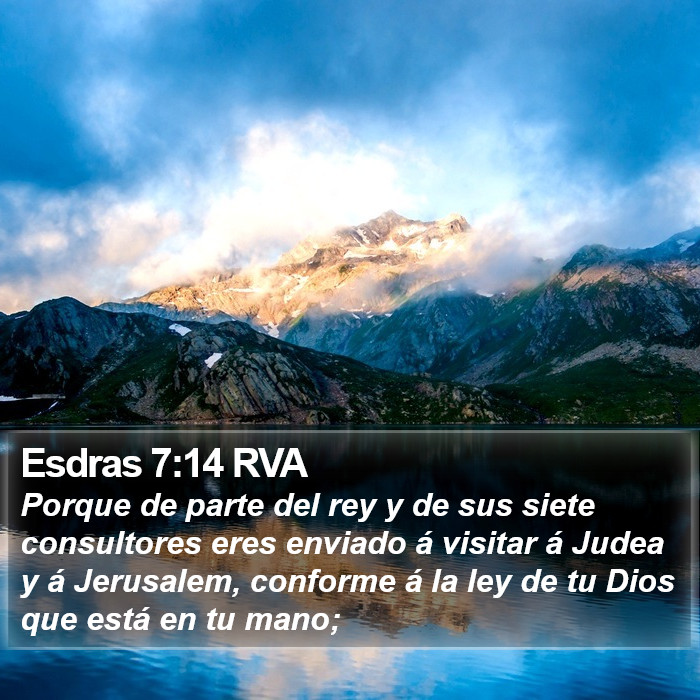 Esdras 7:14 RVA Bible Study