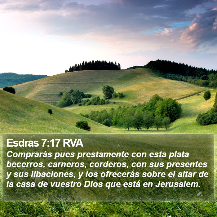 Esdras 7:17 RVA Bible Study