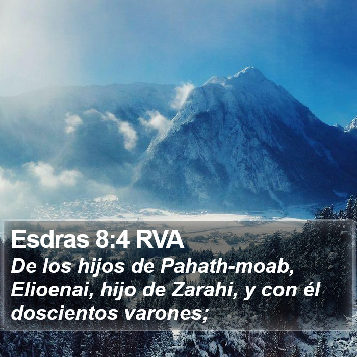 Esdras 8:4 RVA Bible Study