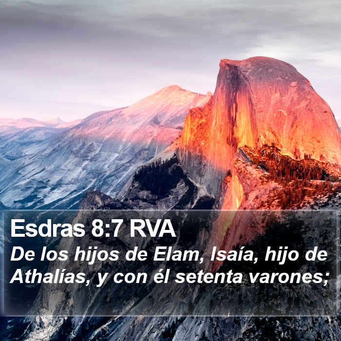 Esdras 8:7 RVA Bible Study