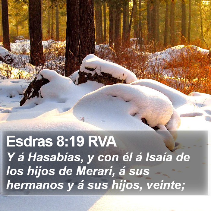 Esdras 8:19 RVA Bible Study