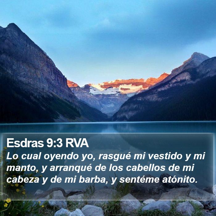 Esdras 9:3 RVA Bible Study