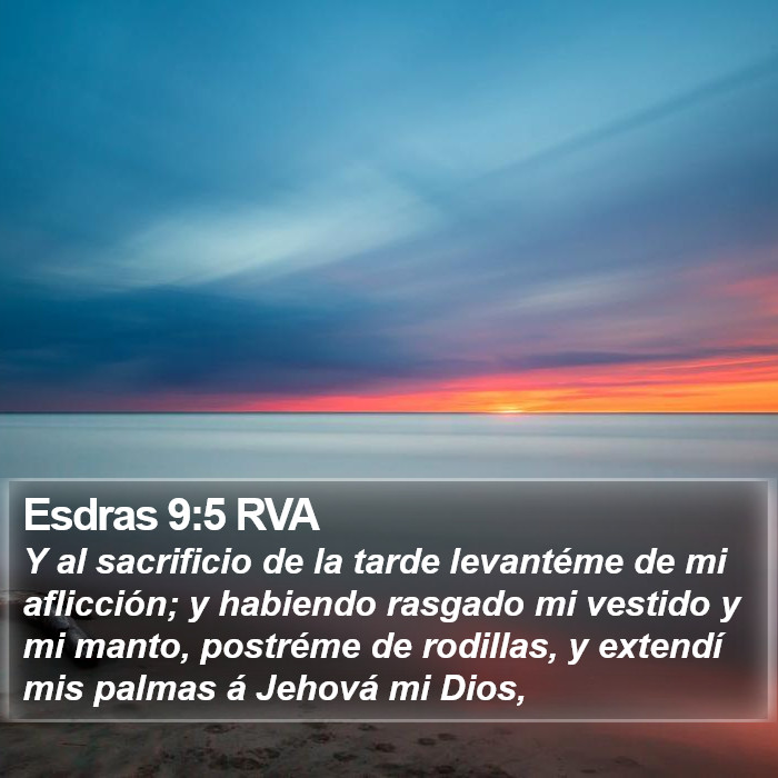 Esdras 9:5 RVA Bible Study