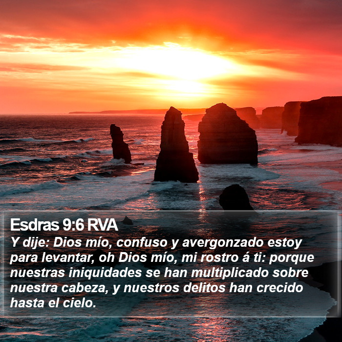 Esdras 9:6 RVA Bible Study