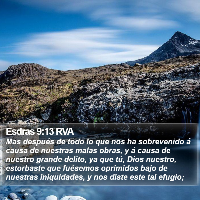 Esdras 9:13 RVA Bible Study