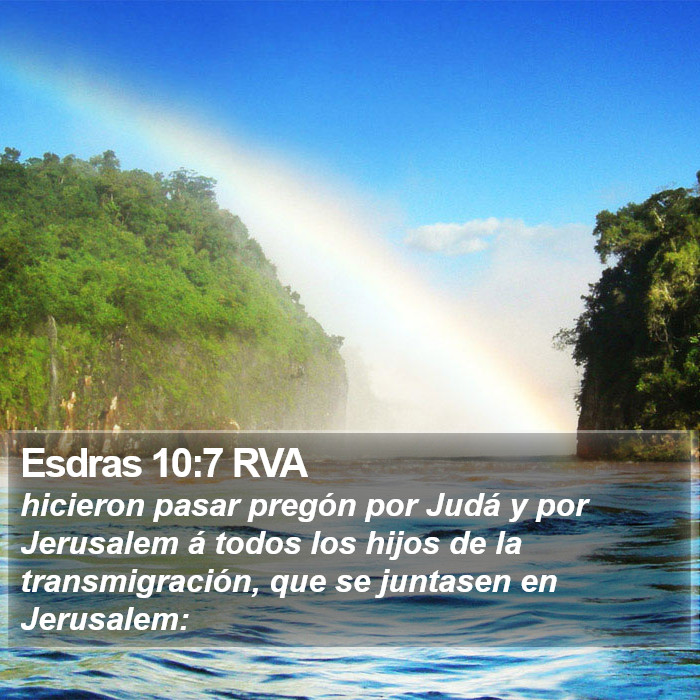 Esdras 10:7 RVA Bible Study