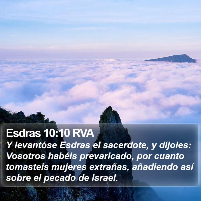 Esdras 10:10 RVA Bible Study