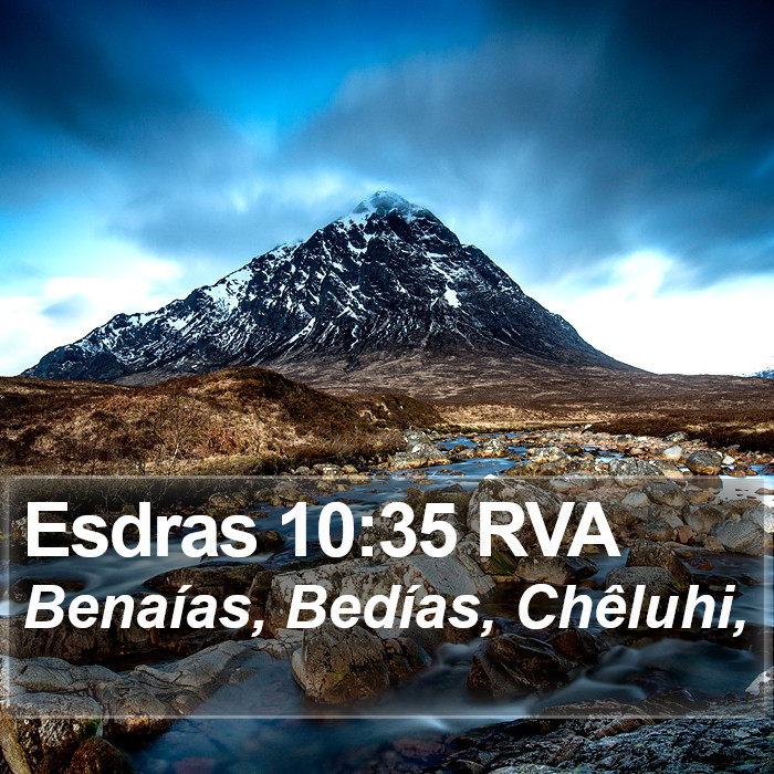 Esdras 10:35 RVA Bible Study